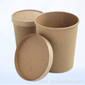 Wholesales Round soup food kraft paper cups